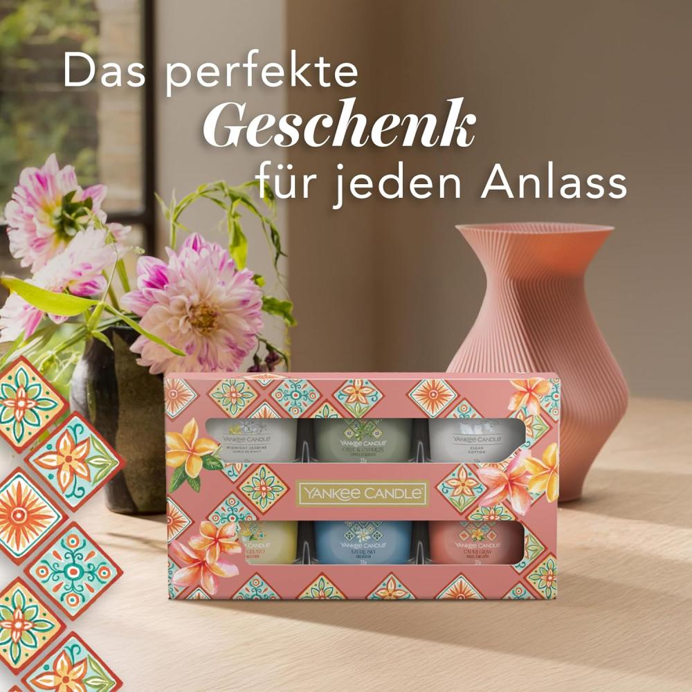 Geschenkset mit 6 Votivkerzen